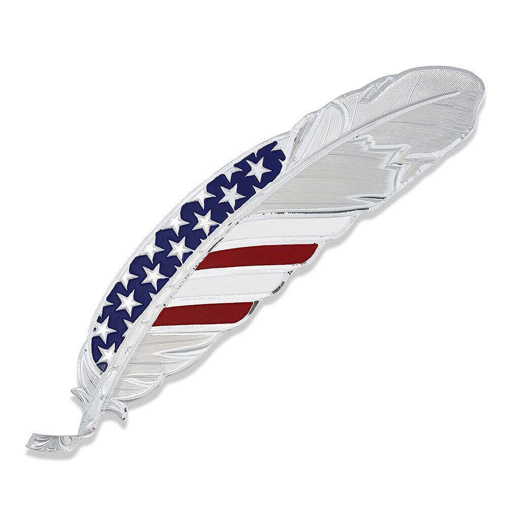 Montana Stars & Stripes USA Flag Hat Feather HF4692USA