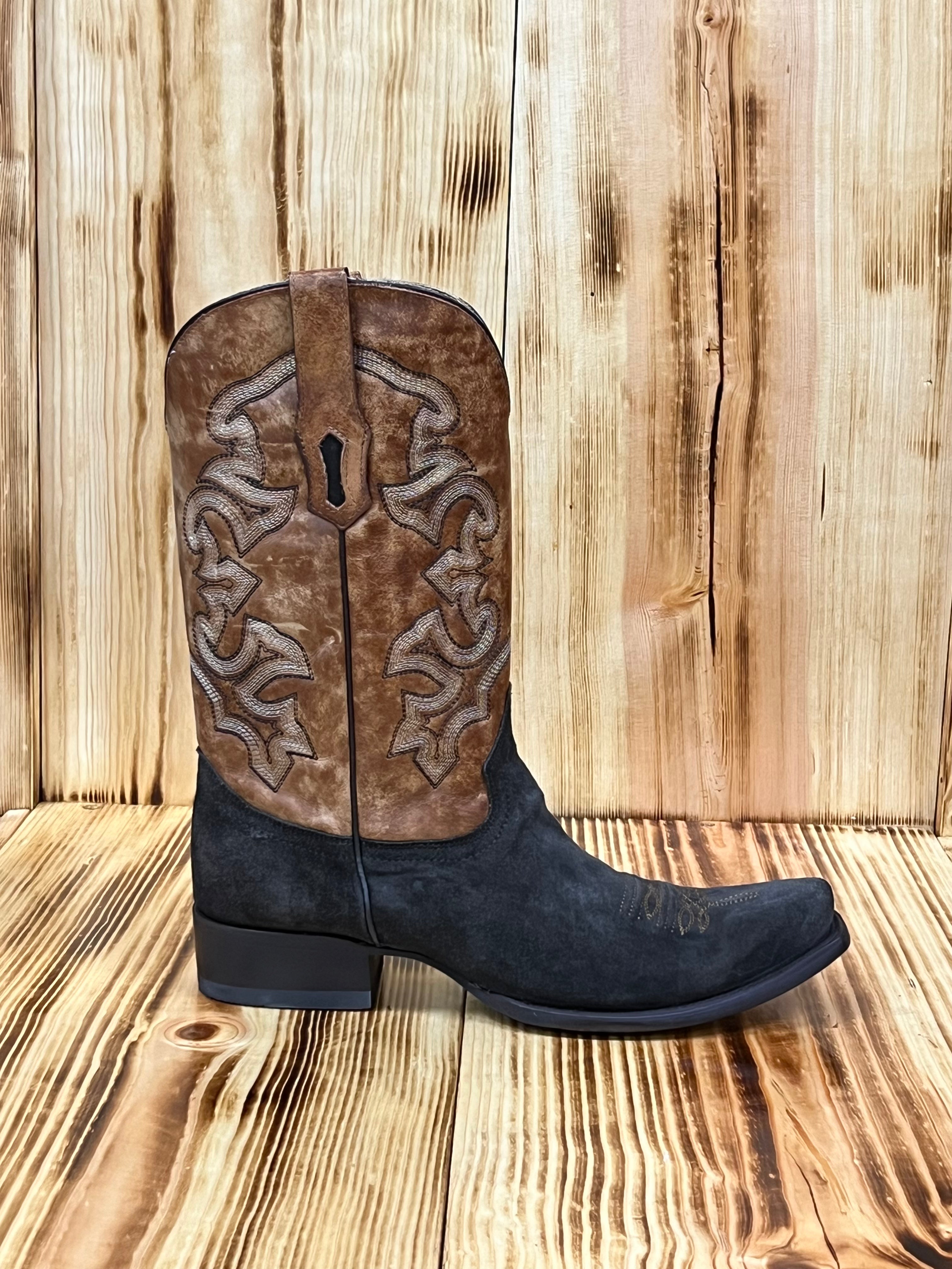 Corral Men's Suede Embroidery Boot A4488 - Brown/Sand