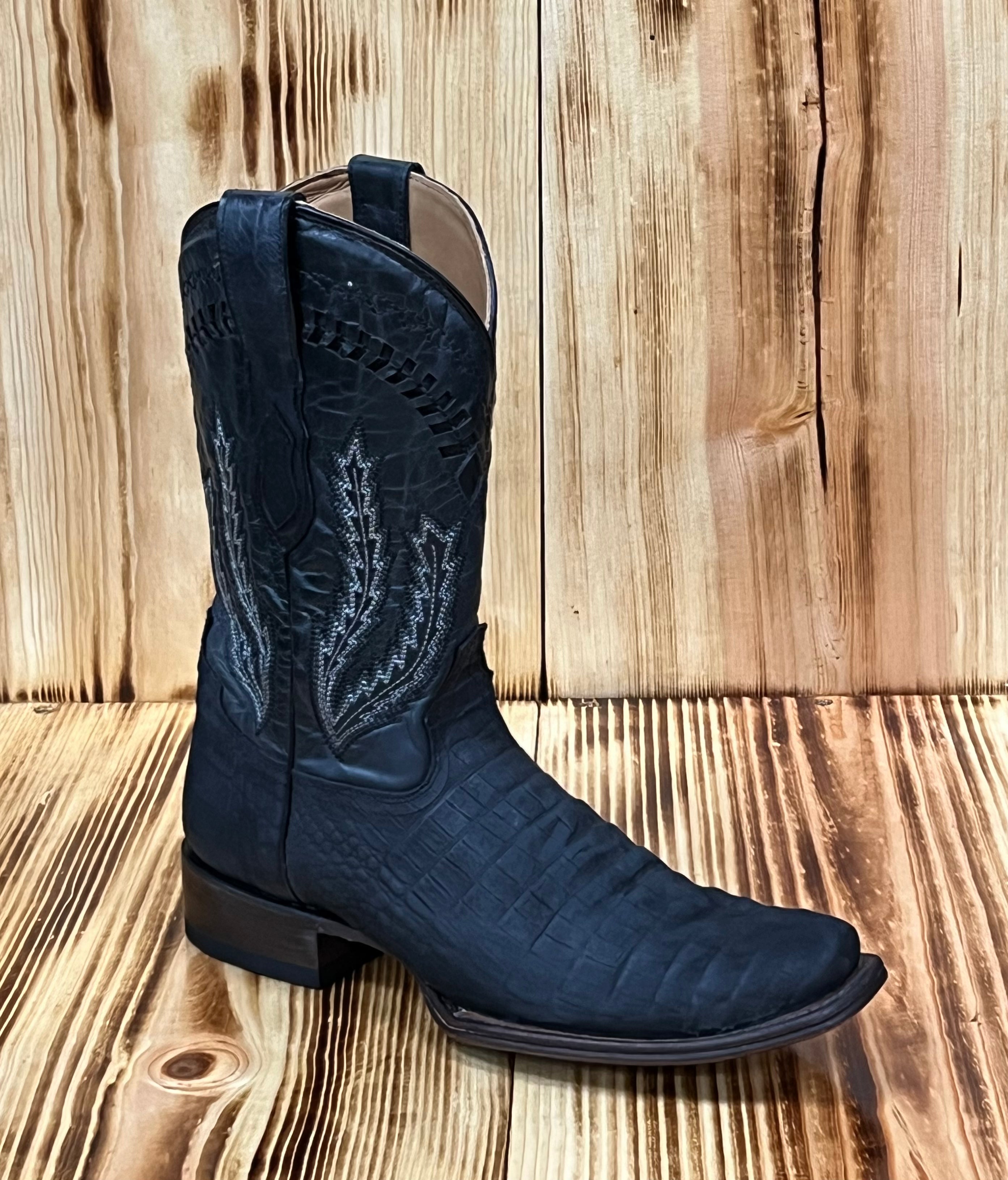 Hooch Men's Coco Belly Print Boot LVC/BENNET - Nobuck Black