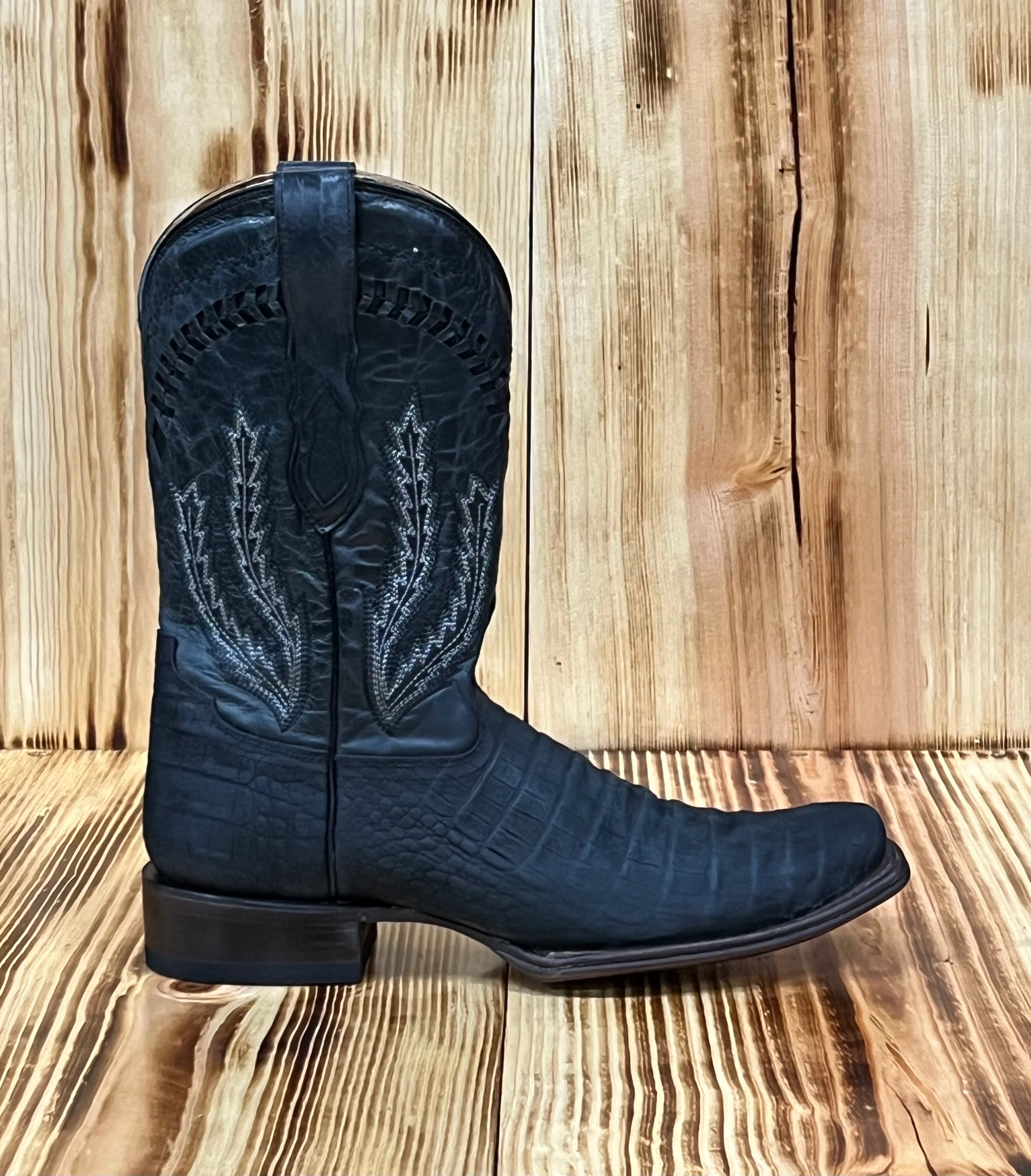 Hooch Men's Coco Belly Print Boot LVC/BENNET - Nobuck Black