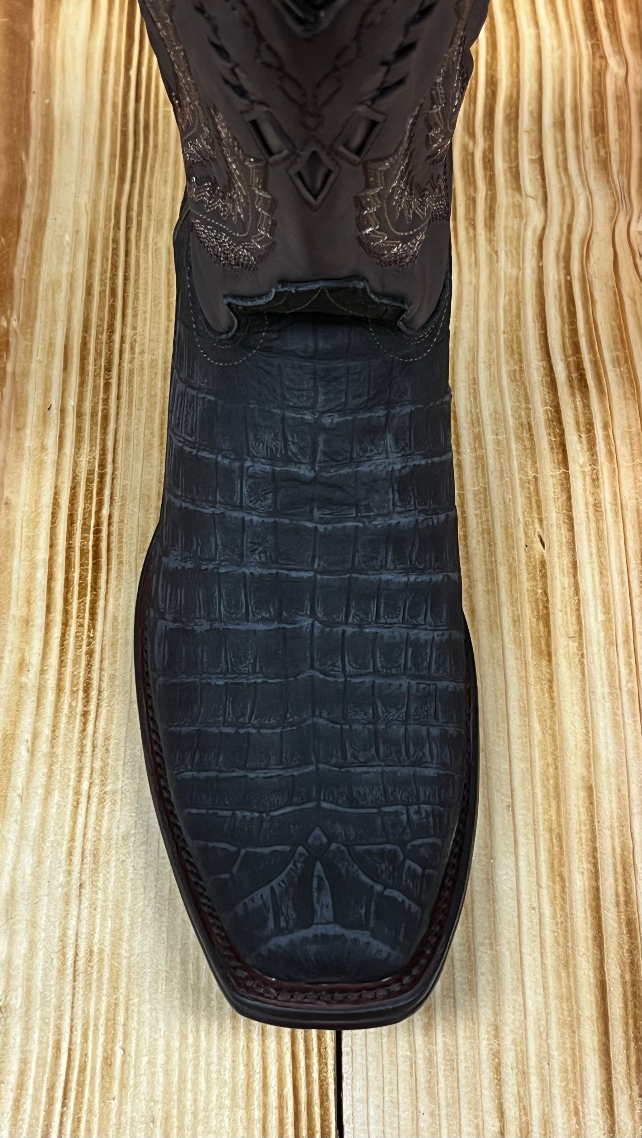 Hooch Men's Coco Belly Print Boot LVC/BENNET - Nobuck Chocolate