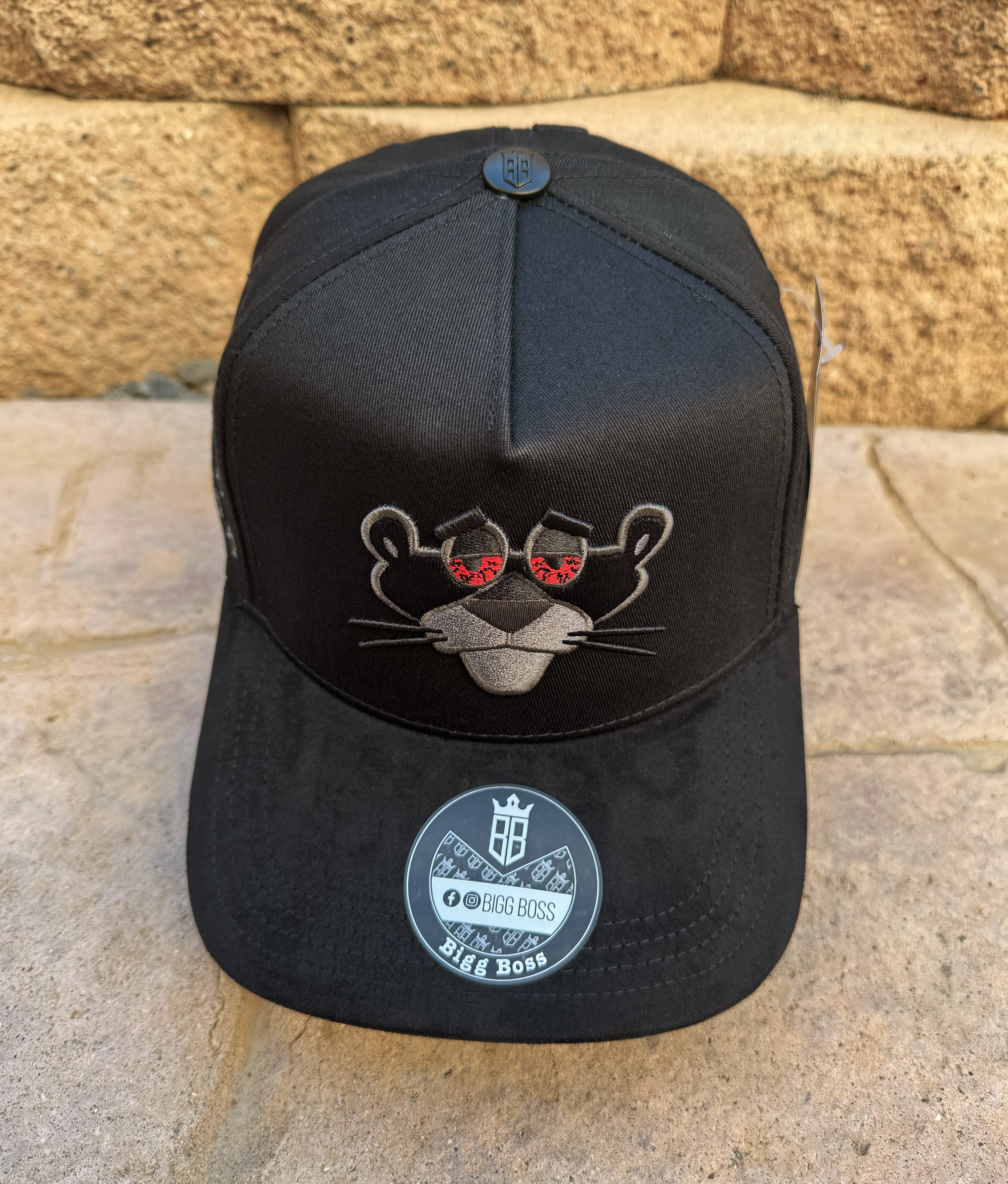 Bigg Boss Pink Panther Black Cap