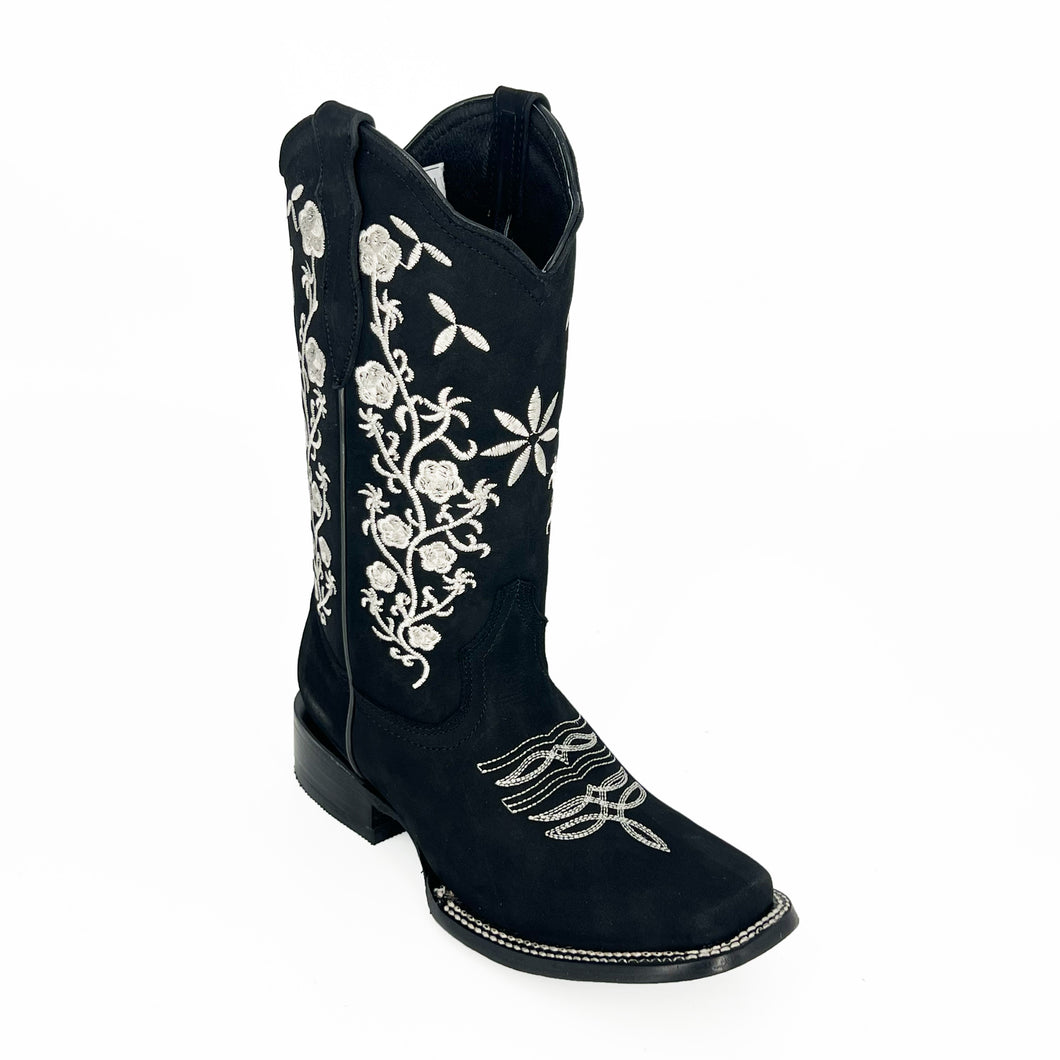 La Sierra Women's Boots 254 - Nobuck Negro