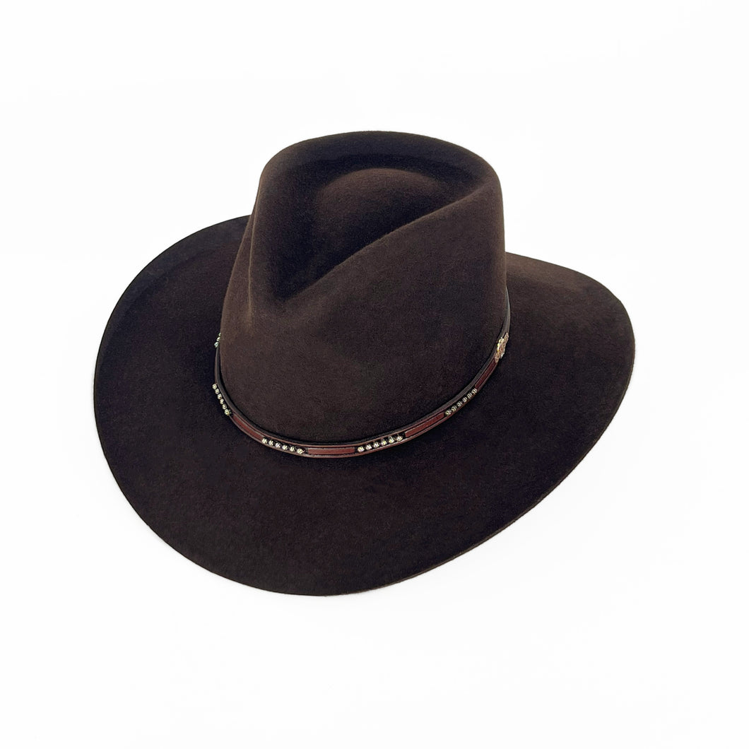 Stetson 4x Llano Wool Hat - Chocolate