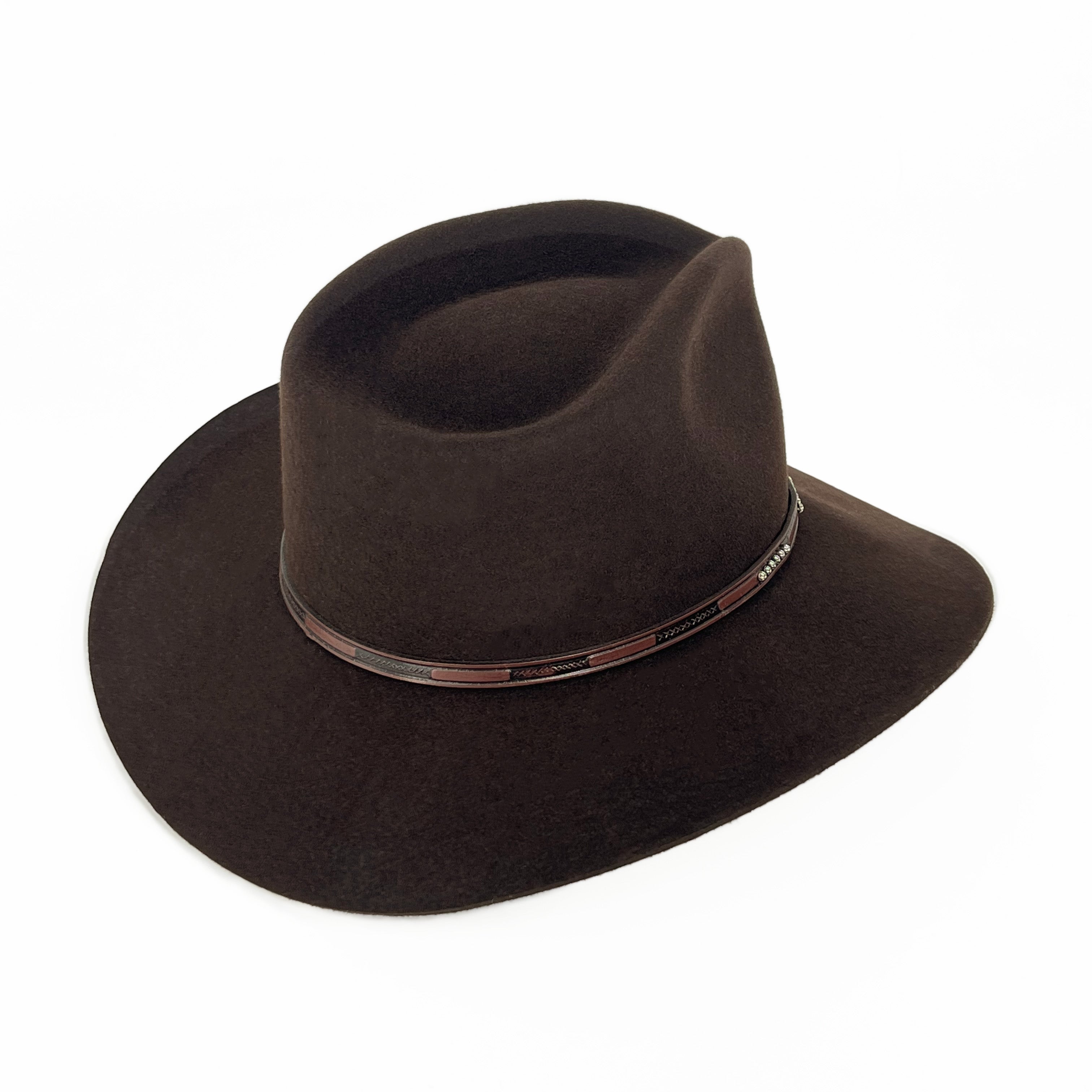 Stetson 4x Llano Wool Hat - Chocolate