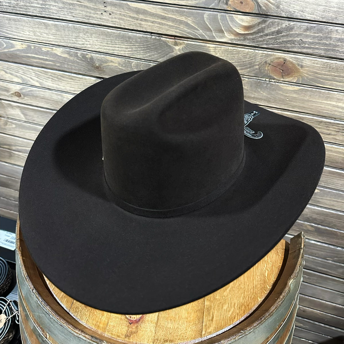 Cuernos Chuecos 1,000x King Ranch Beaver/Mink Fur Hat - Chocolate