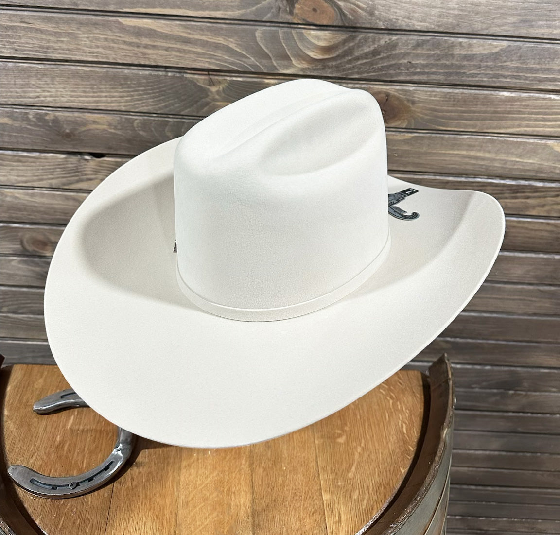Cuernos Chuecos 1,000x King Ranch Beaver/Mink Fur Hat - Silverbelly