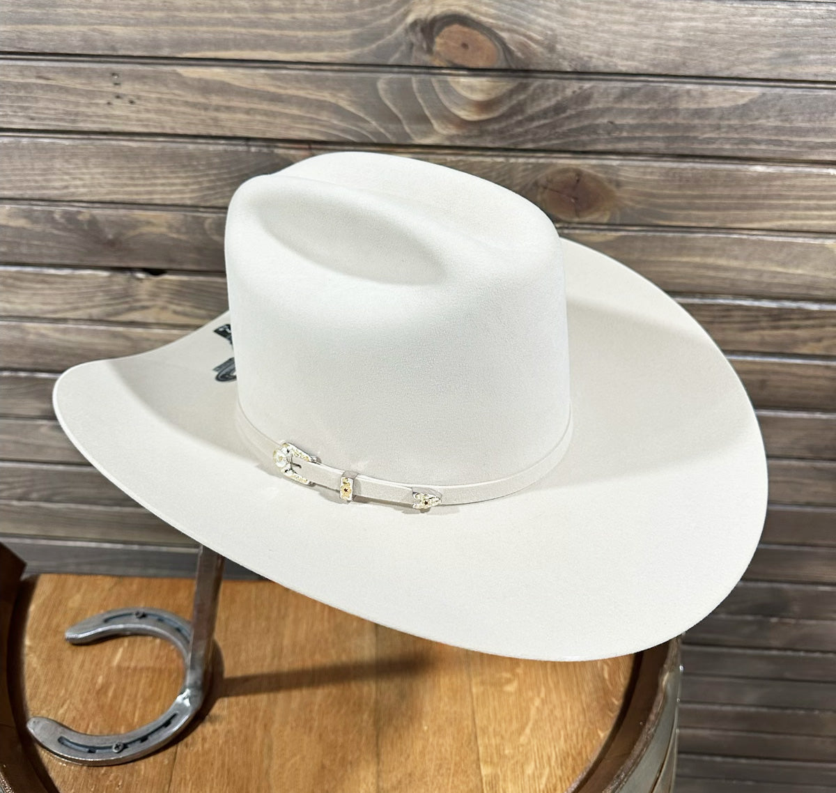 Cuernos Chuecos 1,000x King Ranch Beaver/Mink Fur Hat - Silverbelly