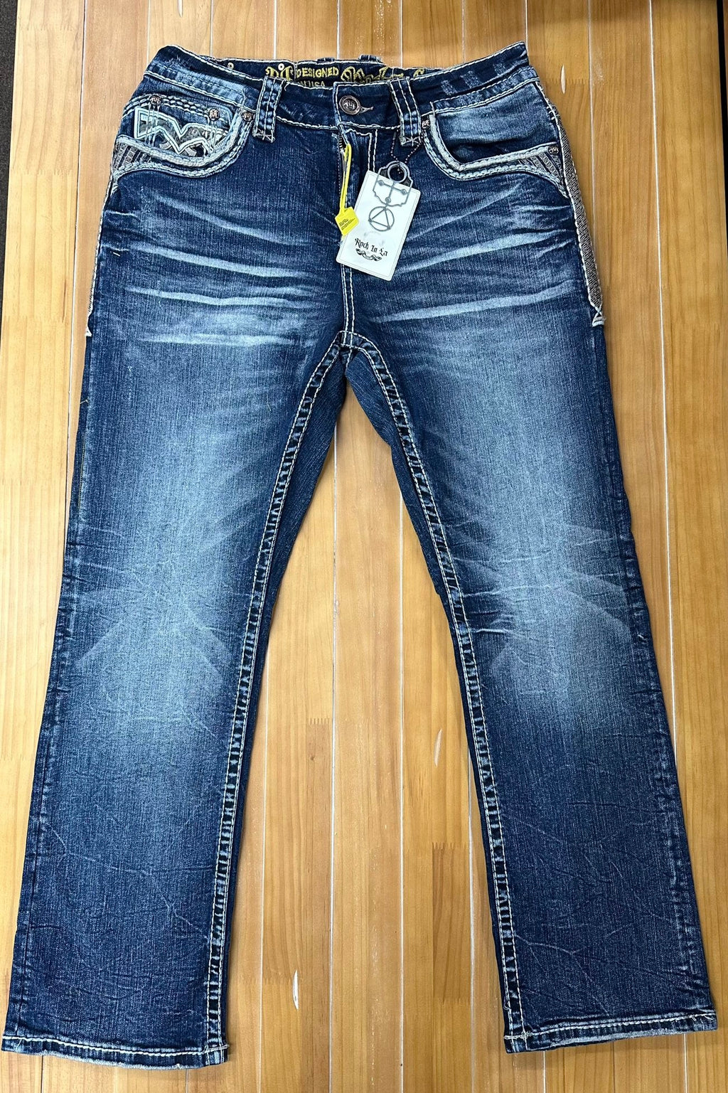 Rock In LA Men's Straight Leg Jeans 333