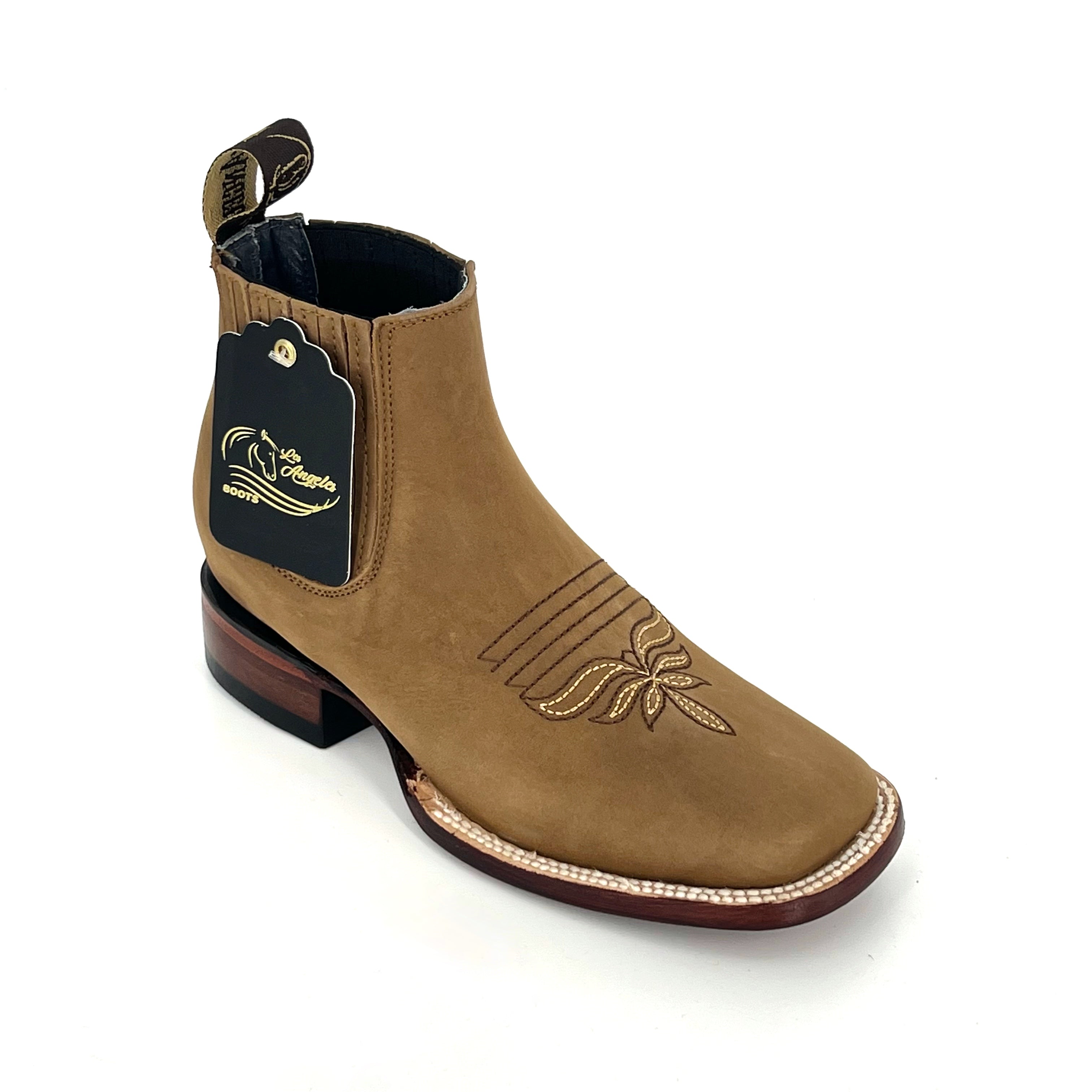 Los Angeles Women's Short Boot 20BM6361 - Nobuck Taupe