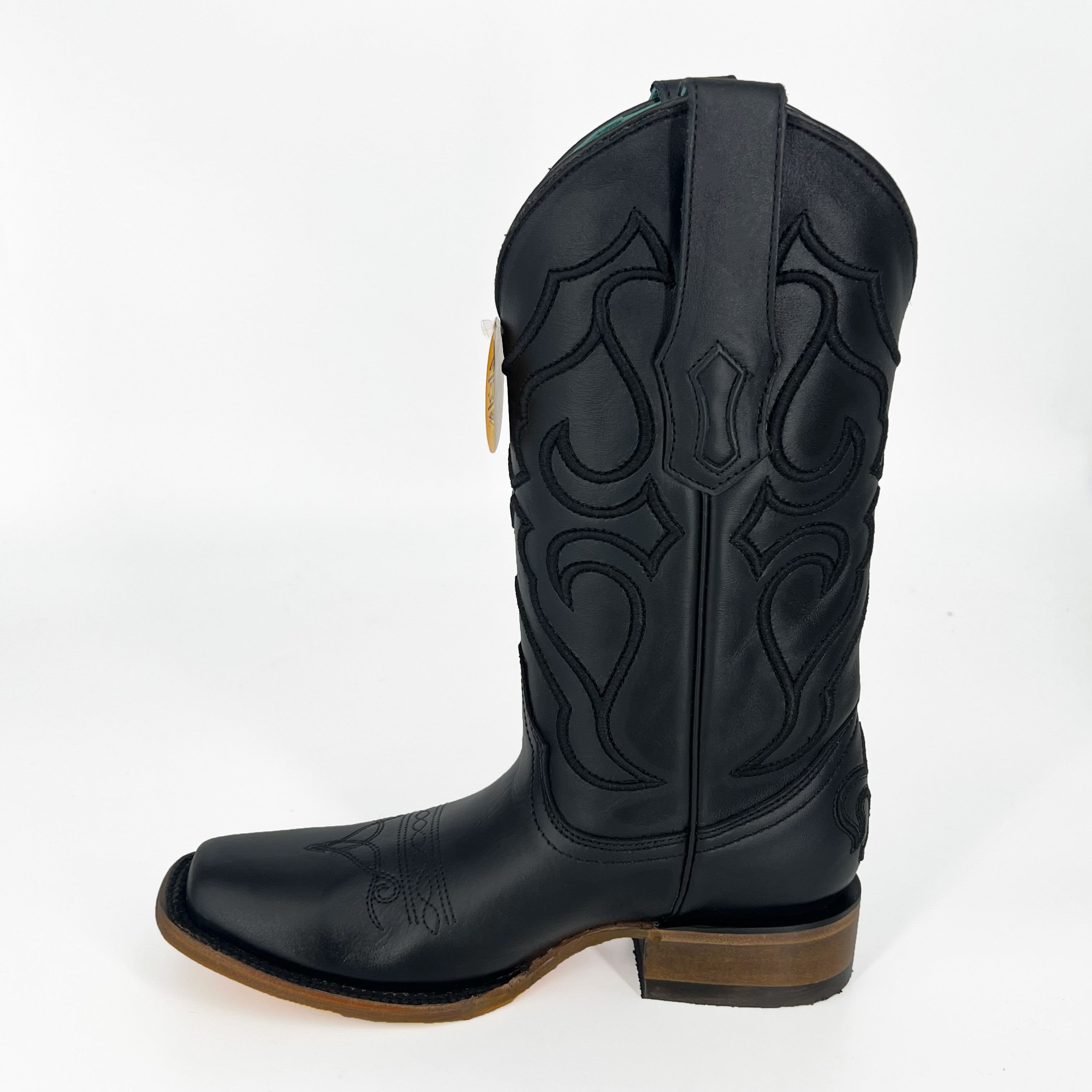 Corral Women's Embroidery Square Toe Boot Z5167 - Black