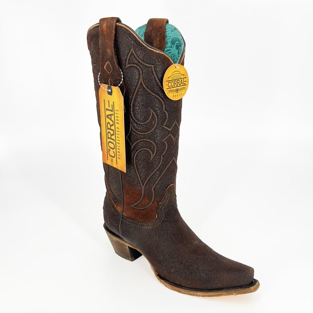 Corral Women's Brown Embroidery Boot Z5205