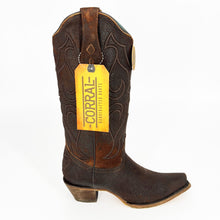 Load image into Gallery viewer, Corral Women&#39;s Brown Embroidery Boot Z5205
