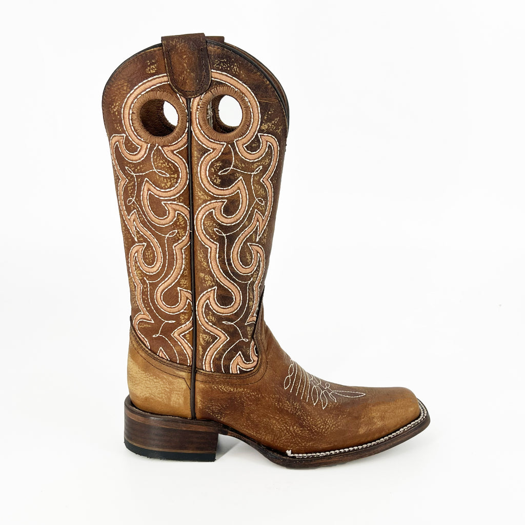 Circle G Women’s Cutout & Embroidery Boot L6008