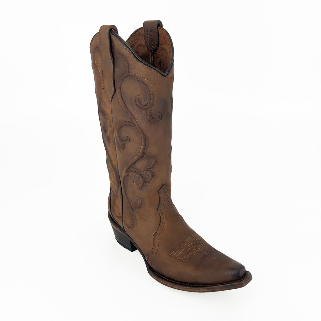 Circle G Women’s Embroidery Boot L6014 - Cinnamon