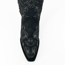 Load image into Gallery viewer, Circle G Women’s Inlay &amp; Embroidery Boot L6033 - Black/Grey
