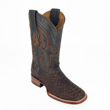 Load image into Gallery viewer, Gold Rush Men&#39;s Python Boot IS229 Isaac - Brown
