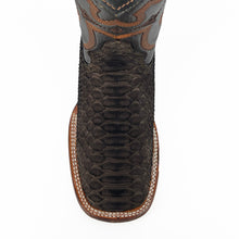 Load image into Gallery viewer, Gold Rush Men&#39;s Python Boot IS229 Isaac - Brown
