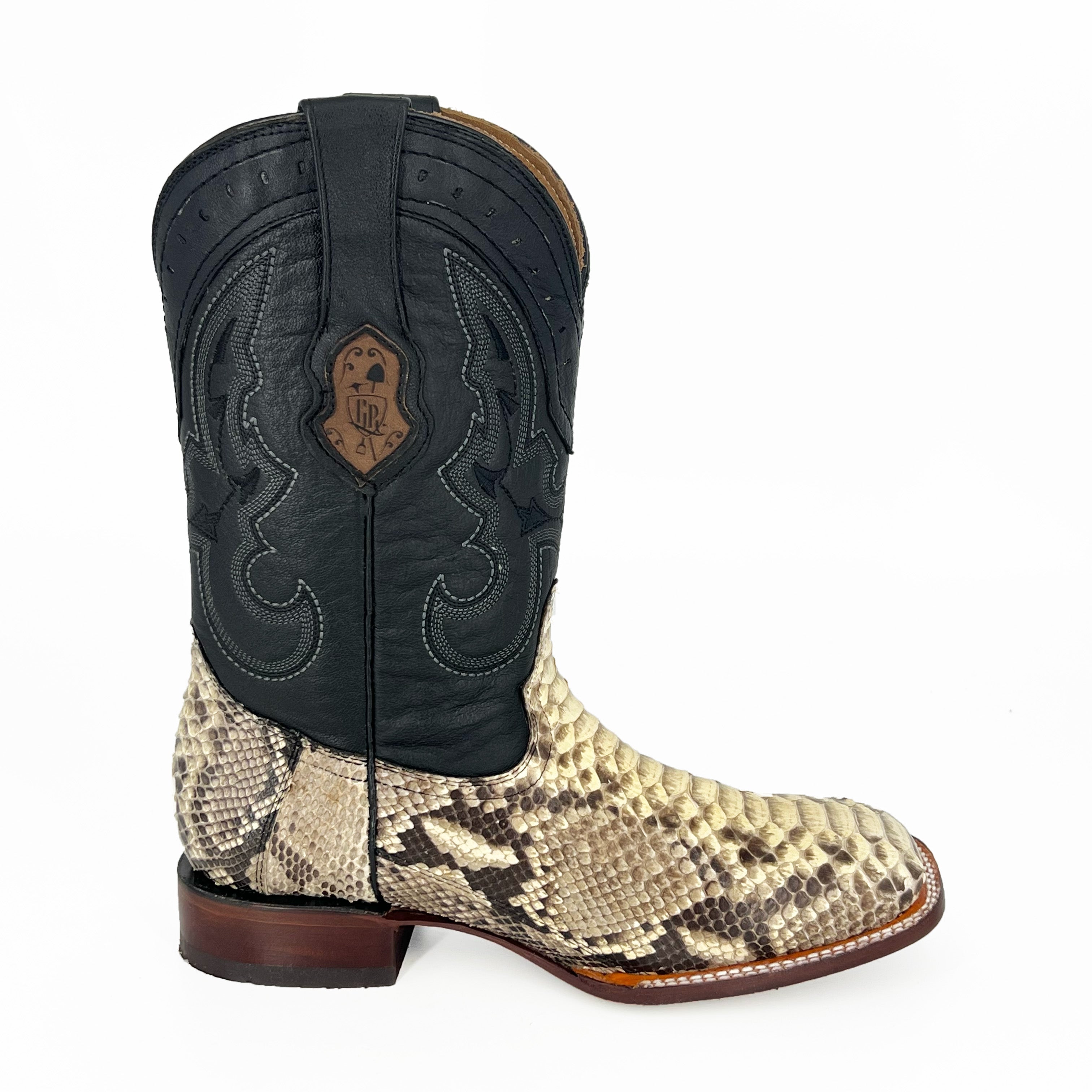 Gold Rush Men's Python Boot IS214 Isaac - Natural
