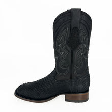 Load image into Gallery viewer, Gold Rush Men&#39;s Python Boot DIB227C - Black
