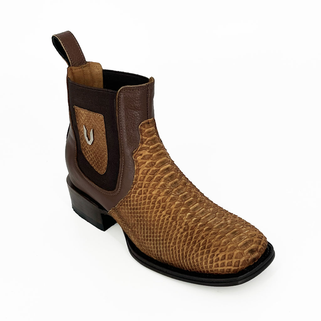 Vestigium Short Boot 82BN5751 Python - Nobuck Honey