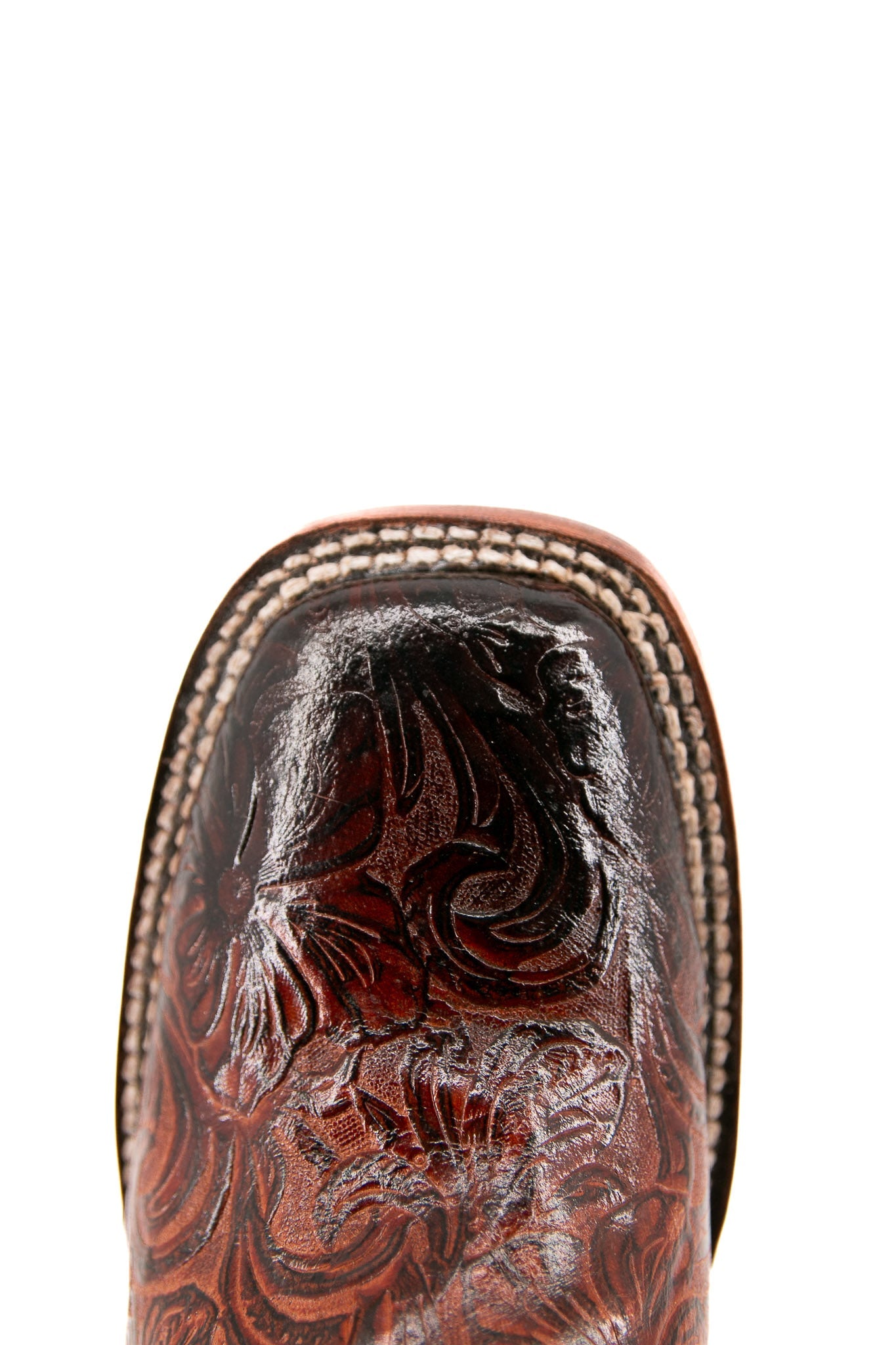 Rock'em Mila Flor de Luz Cincelado 452 Square Toe Cowgirl Boot - Shedron