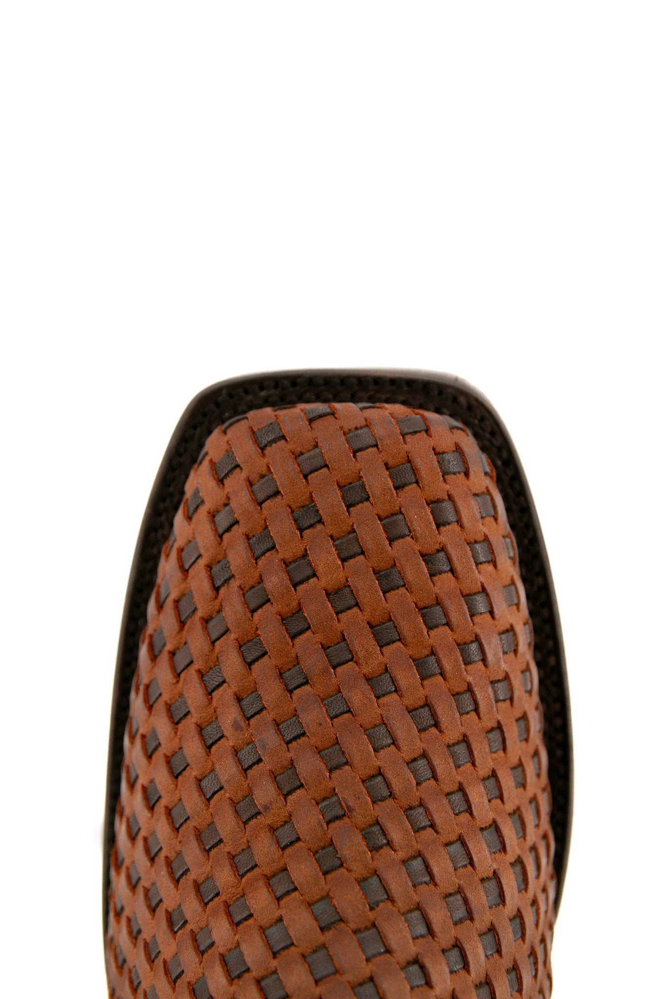 Rock'em Woven Renegade Rodeo Toe Cowboy Boot - Brown/Tan