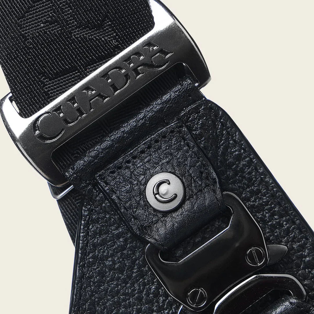 Cuadra Black Stingray Zipper Bag DU761
