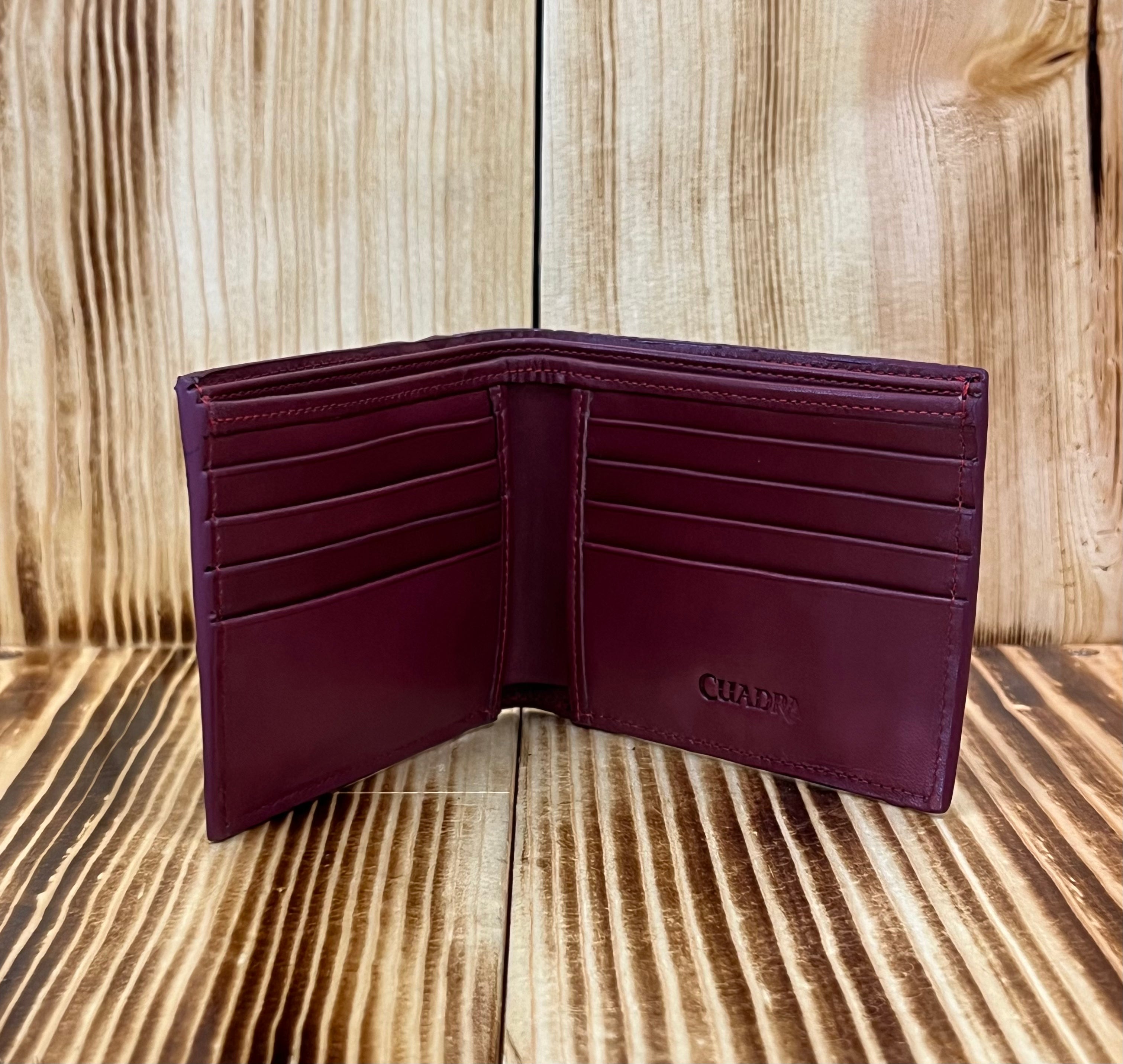 Cuadra Men's Gray Alligator Wallet B2820LA