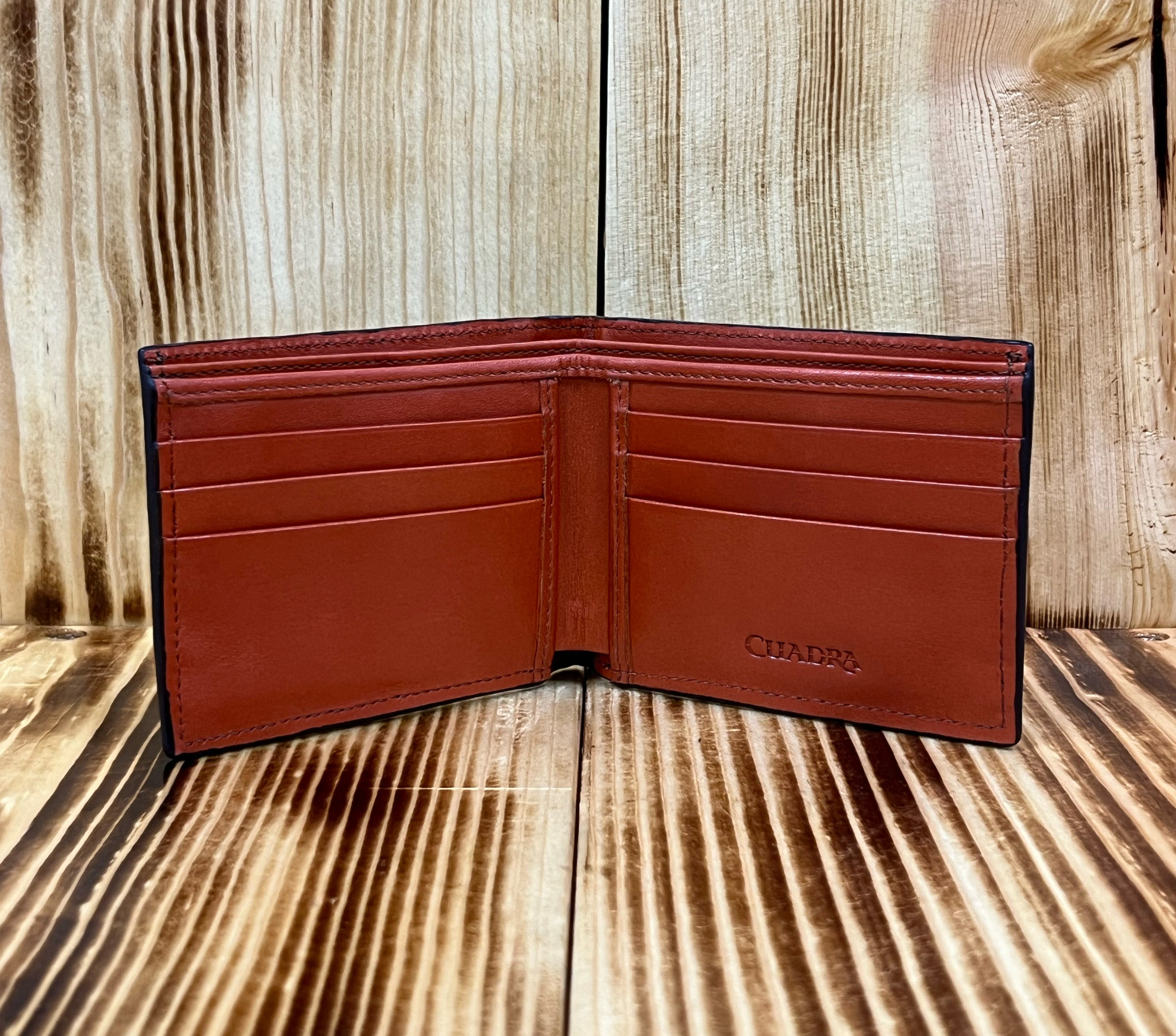 Cuadra Men's Brown Ostrich Wallet DU295