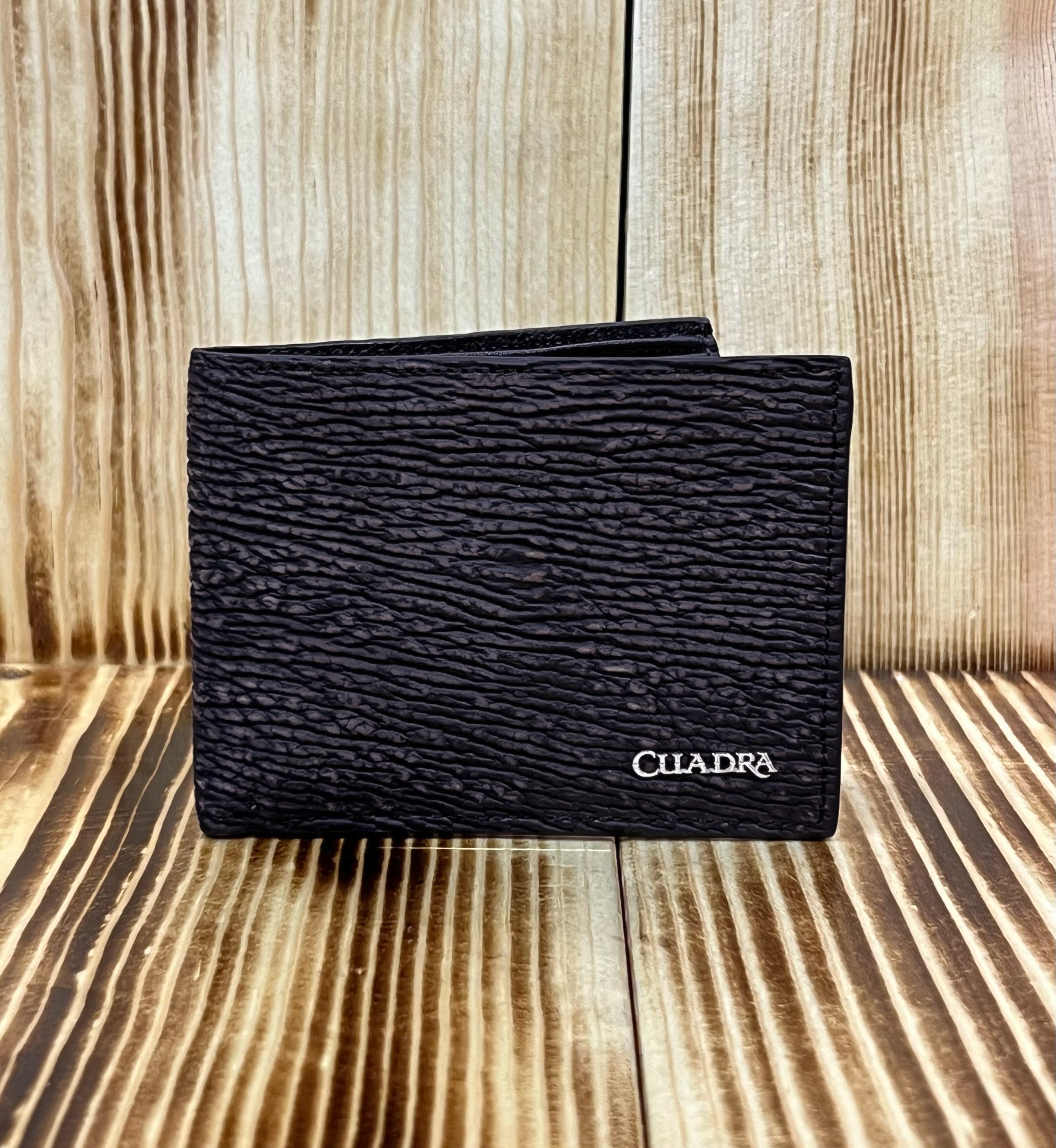 Cuadra Men's Black Shark Wallet DU346