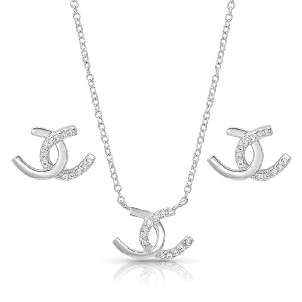Montana Horseshoe Happiness Jewelry Set JS4505