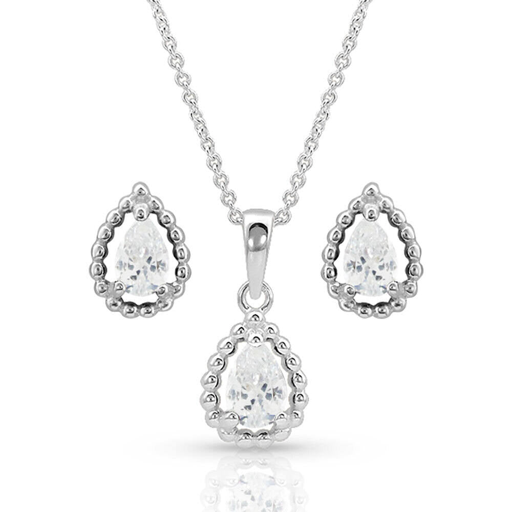 Montana Arctic Rain Teardrop Jewelry Set JS4652