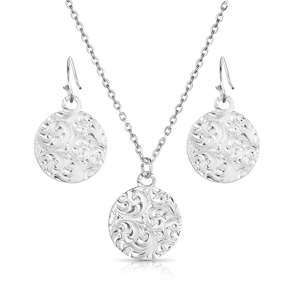 Montana Framed Floral Jewelry Set JS5908