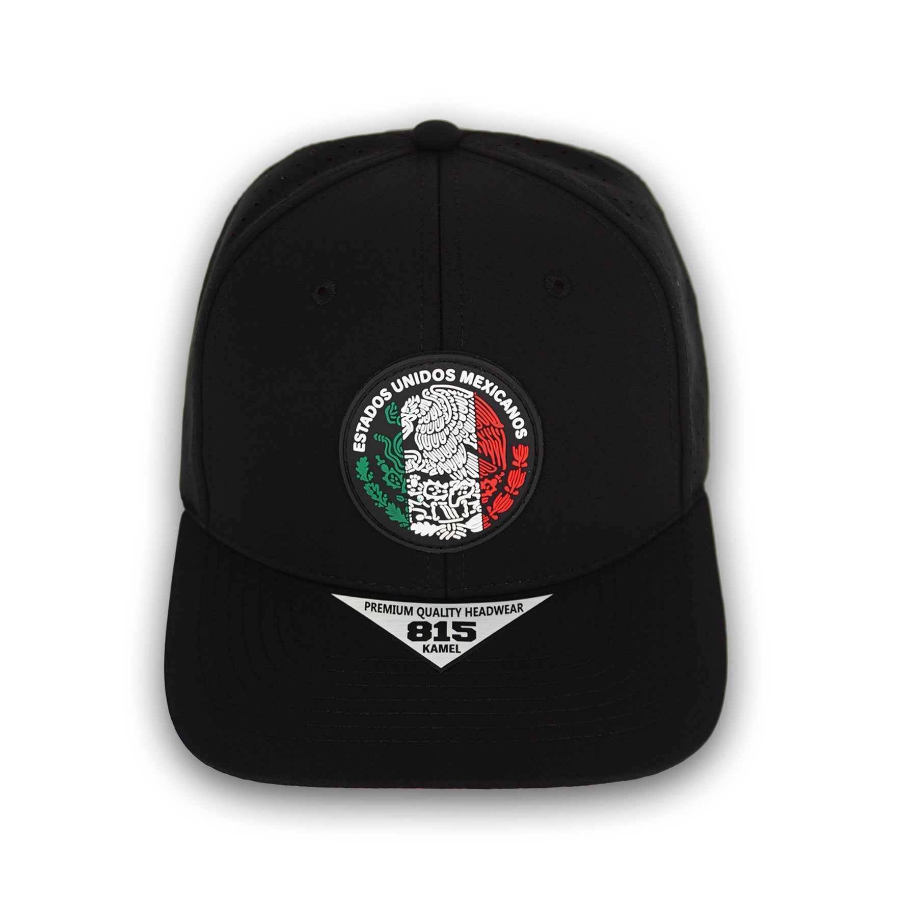 Kamel Estados Unidos Mexicanos Black Snapback Hat KA04