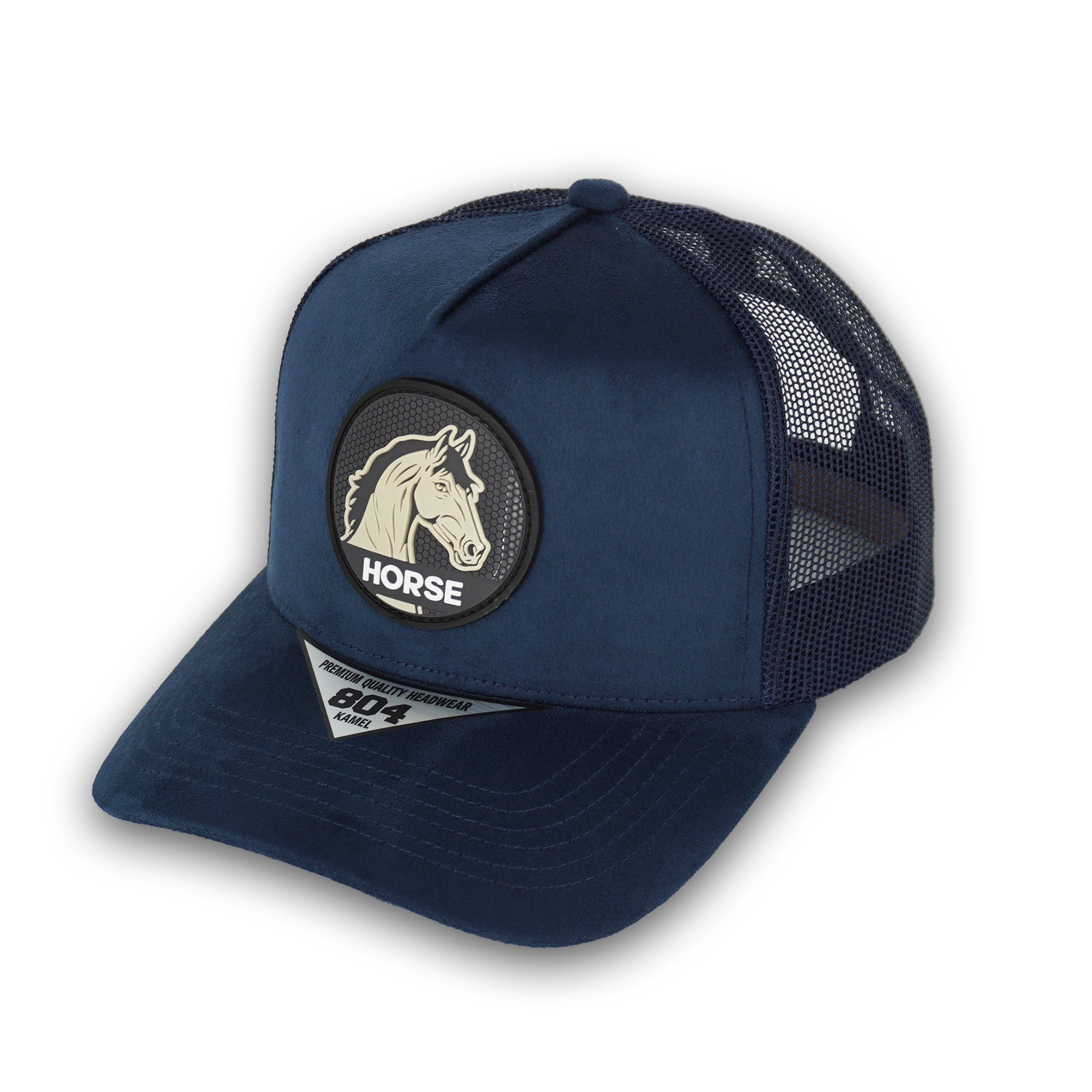 Kamel Horse Navy Snapback Hat KA06
