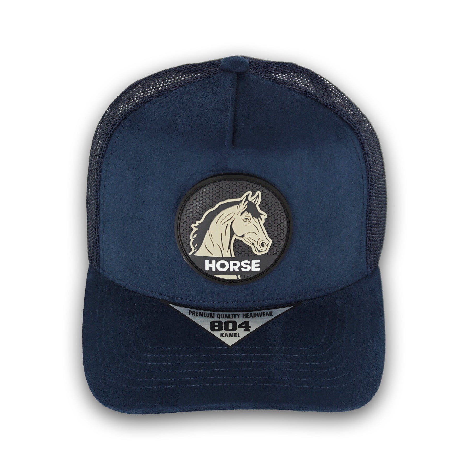 Kamel Horse Navy Snapback Hat KA06