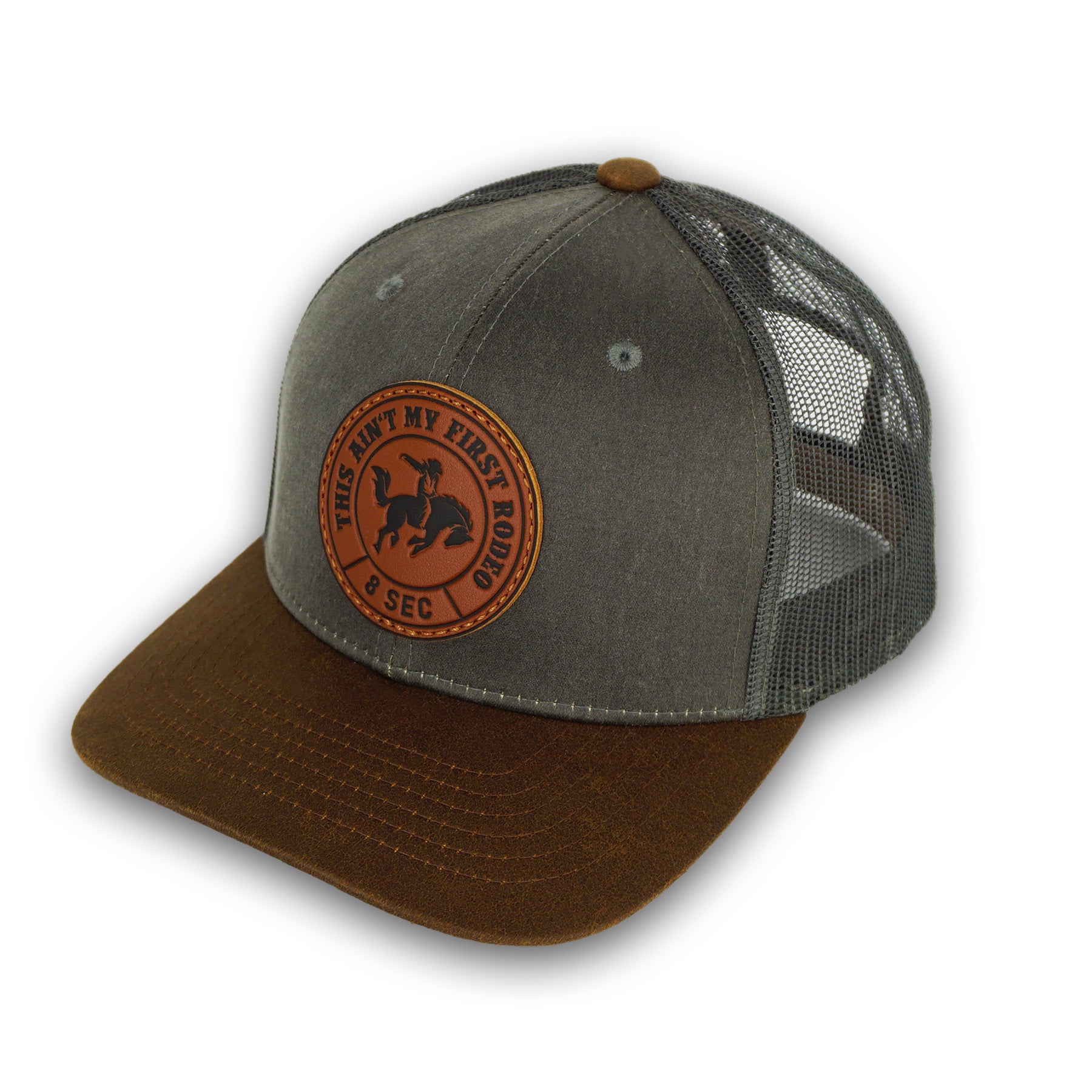 Kamel Rodeo Grey Snapback Hat KA10