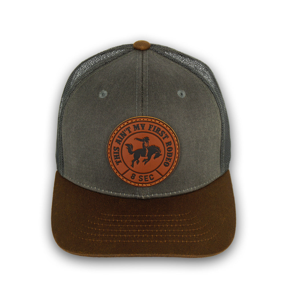 Kamel Rodeo Grey Snapback Hat KA10