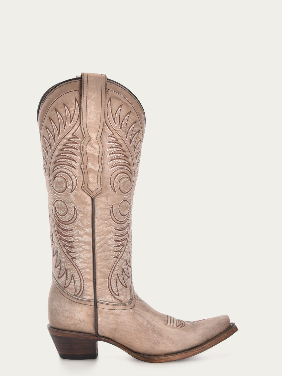 Circle G Women’s Cowhide Embroidery Boot L6116 - Sand