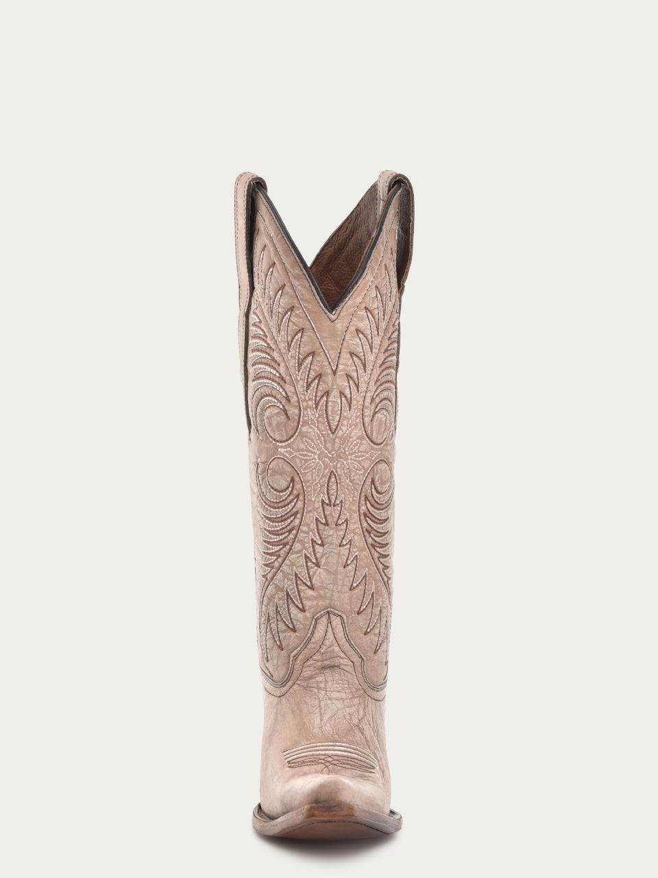 Circle G Women’s Cowhide Embroidery Boot L6116 - Sand