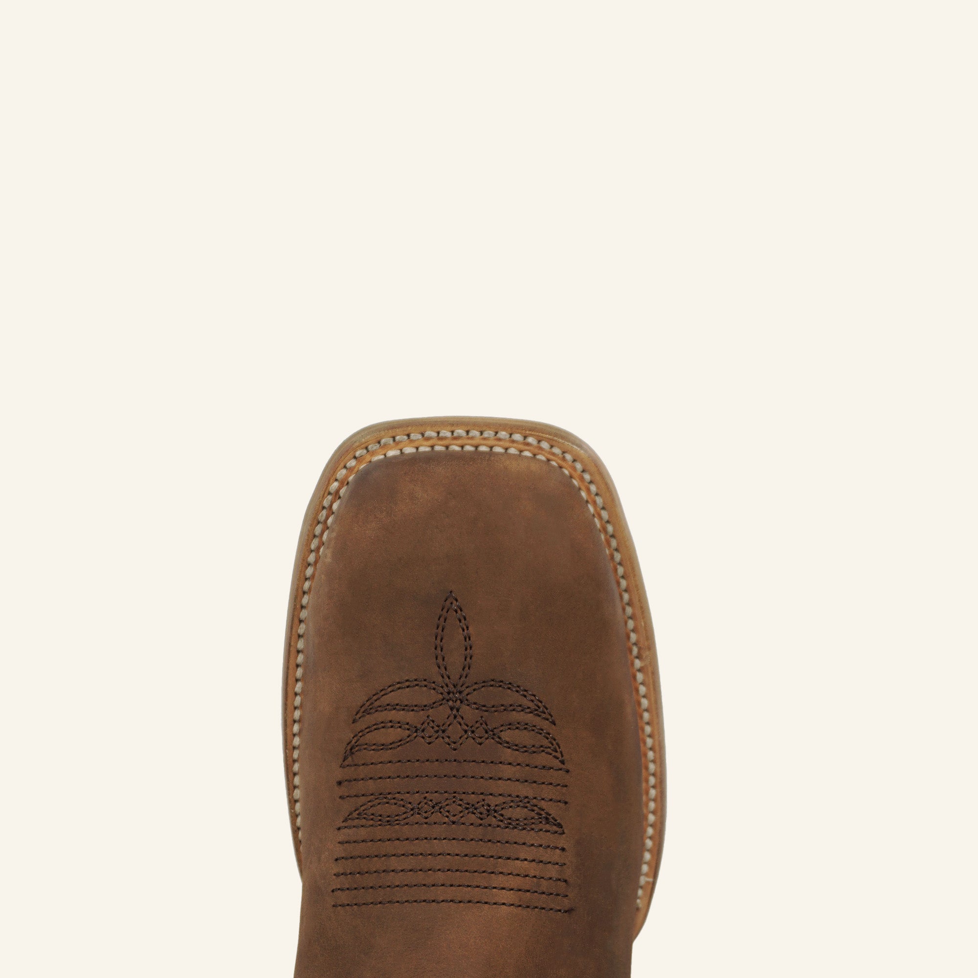 Circle G Men's Embroidery Wide Square Toe Boot L6315 - Tan