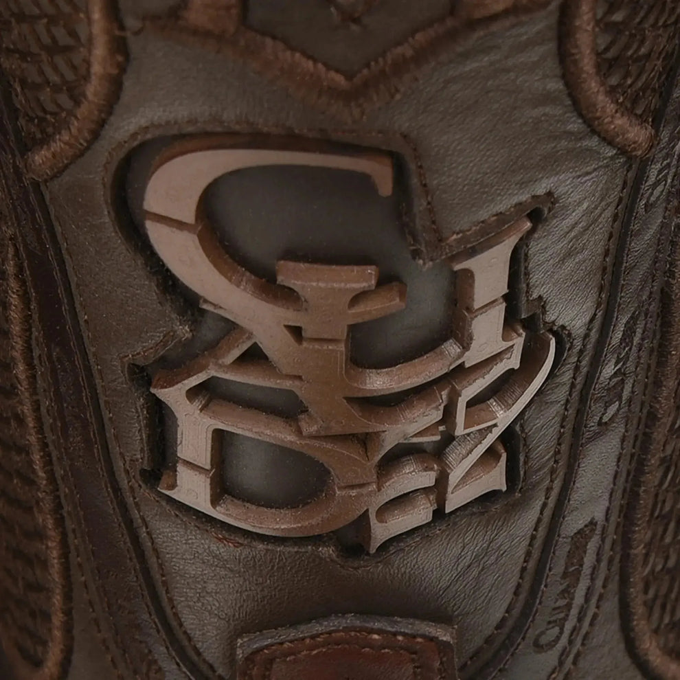 Cuadra Men's Embroidery & Laser Square Toe CU656 - Satro Sand