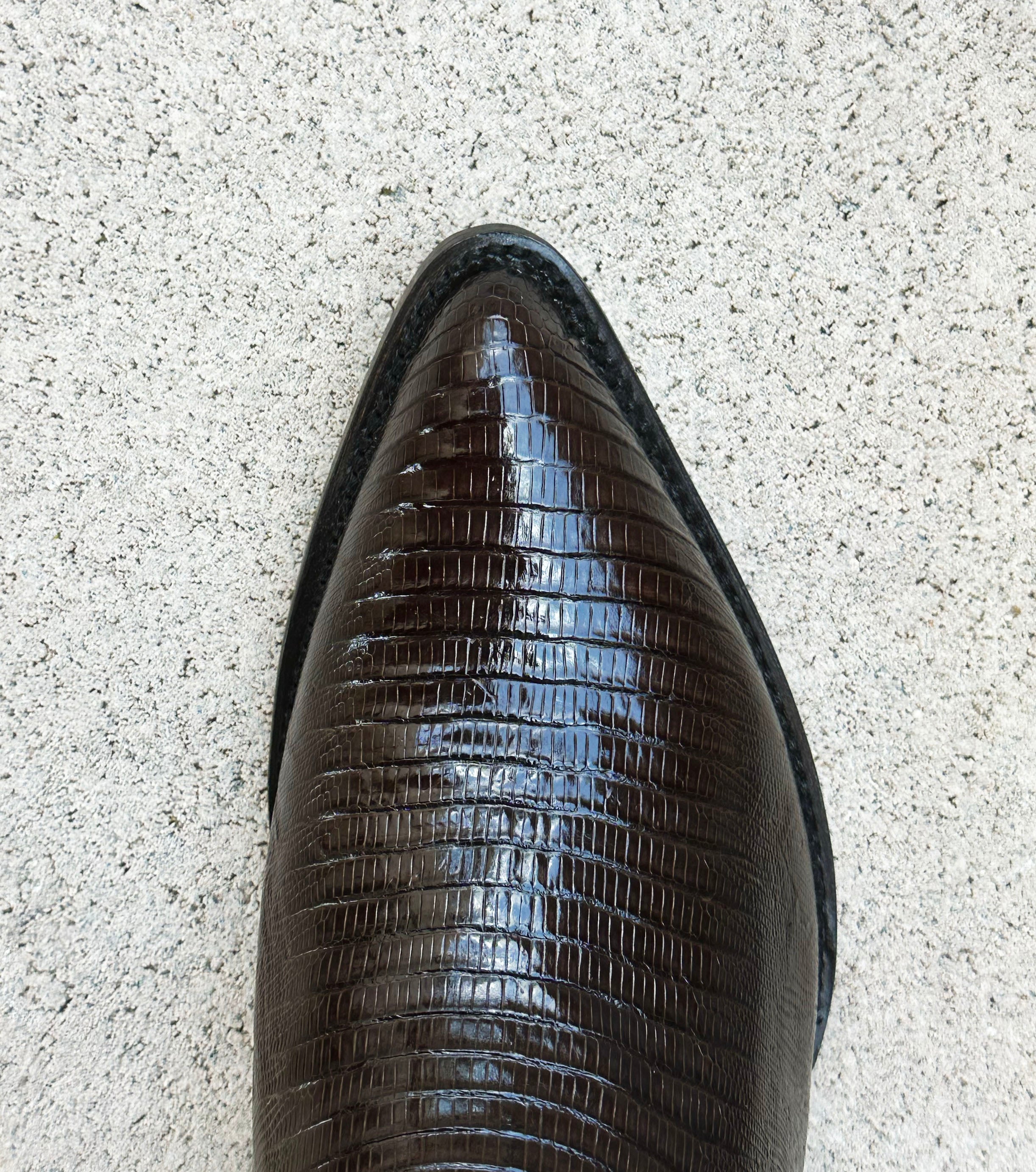 Los Altos Boots J-Toe Lizard 990707 - Brown