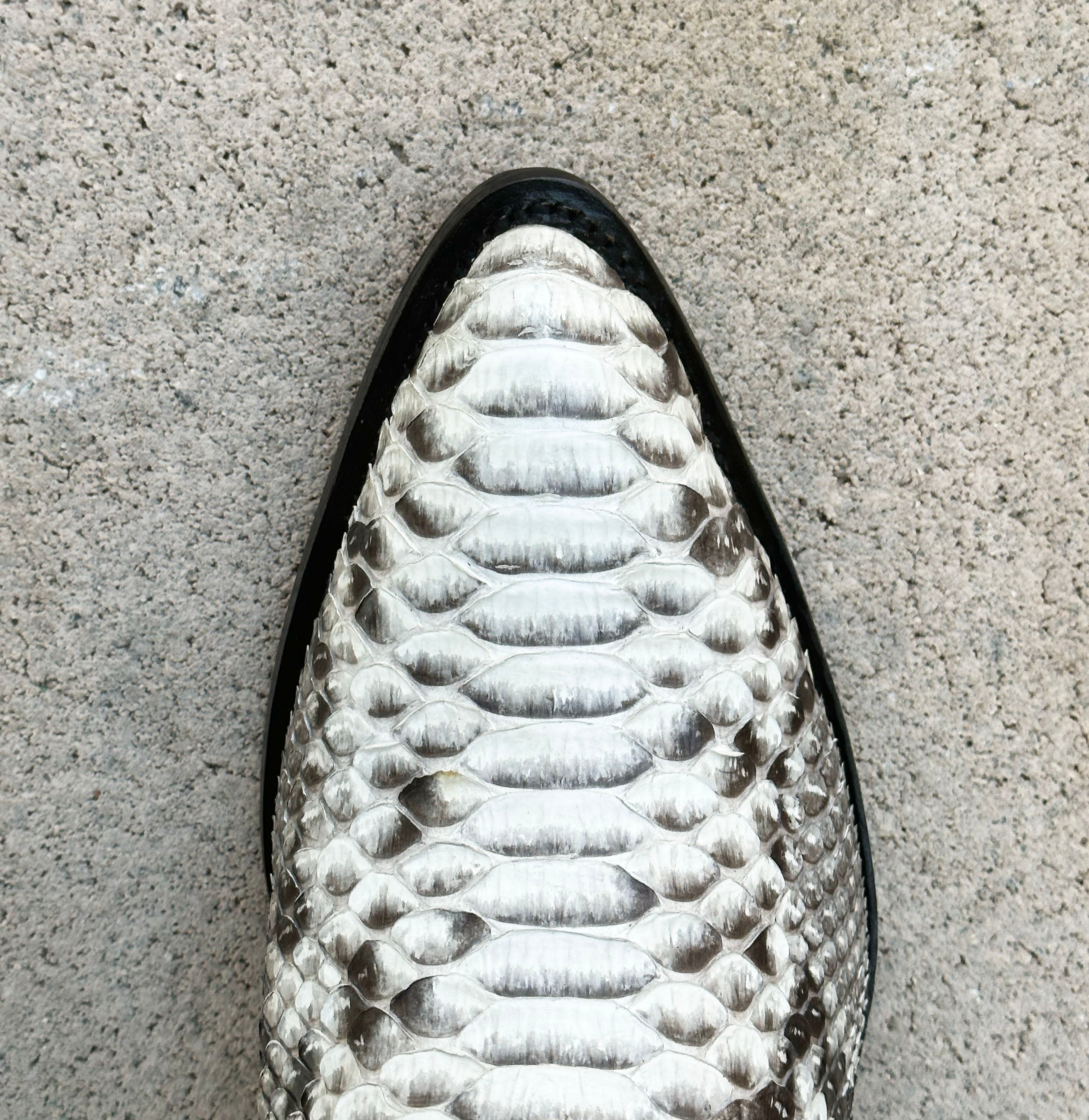 Los Altos Boots 995749 J-Toe Python - Natural