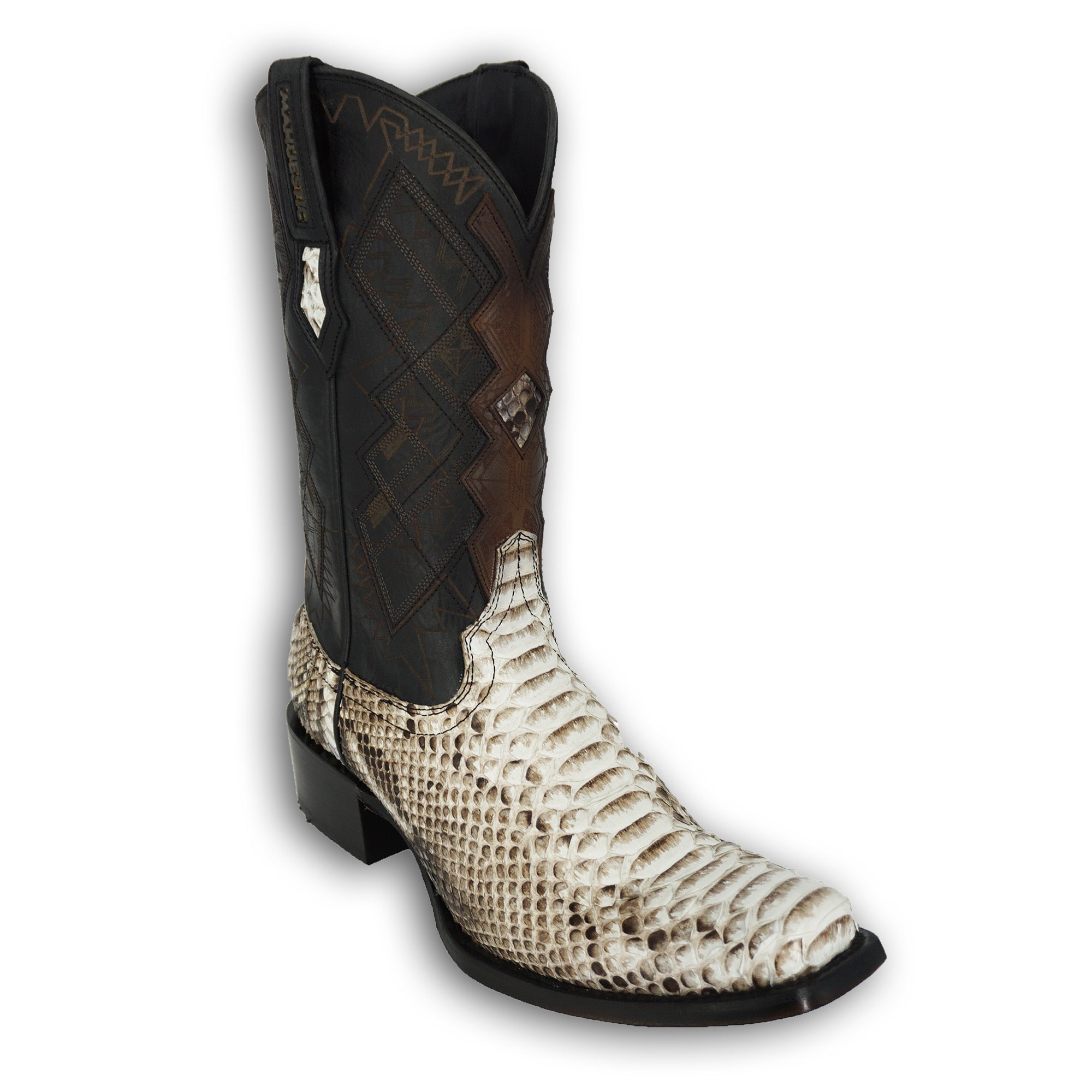 Mahuestic Men's Python Boot 0639 - Natural