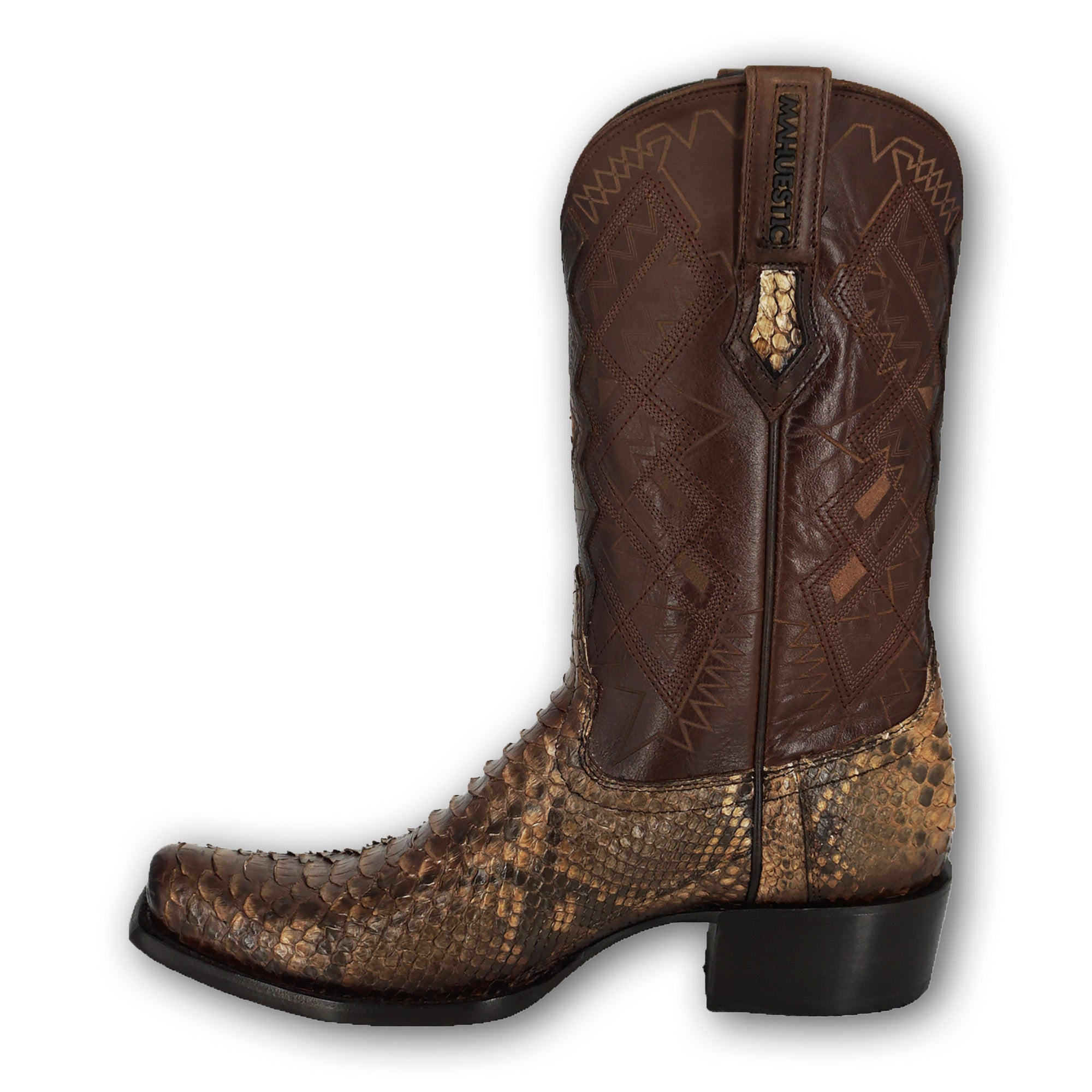 Mahuestic Men's Python Boot 0633 - Ocre