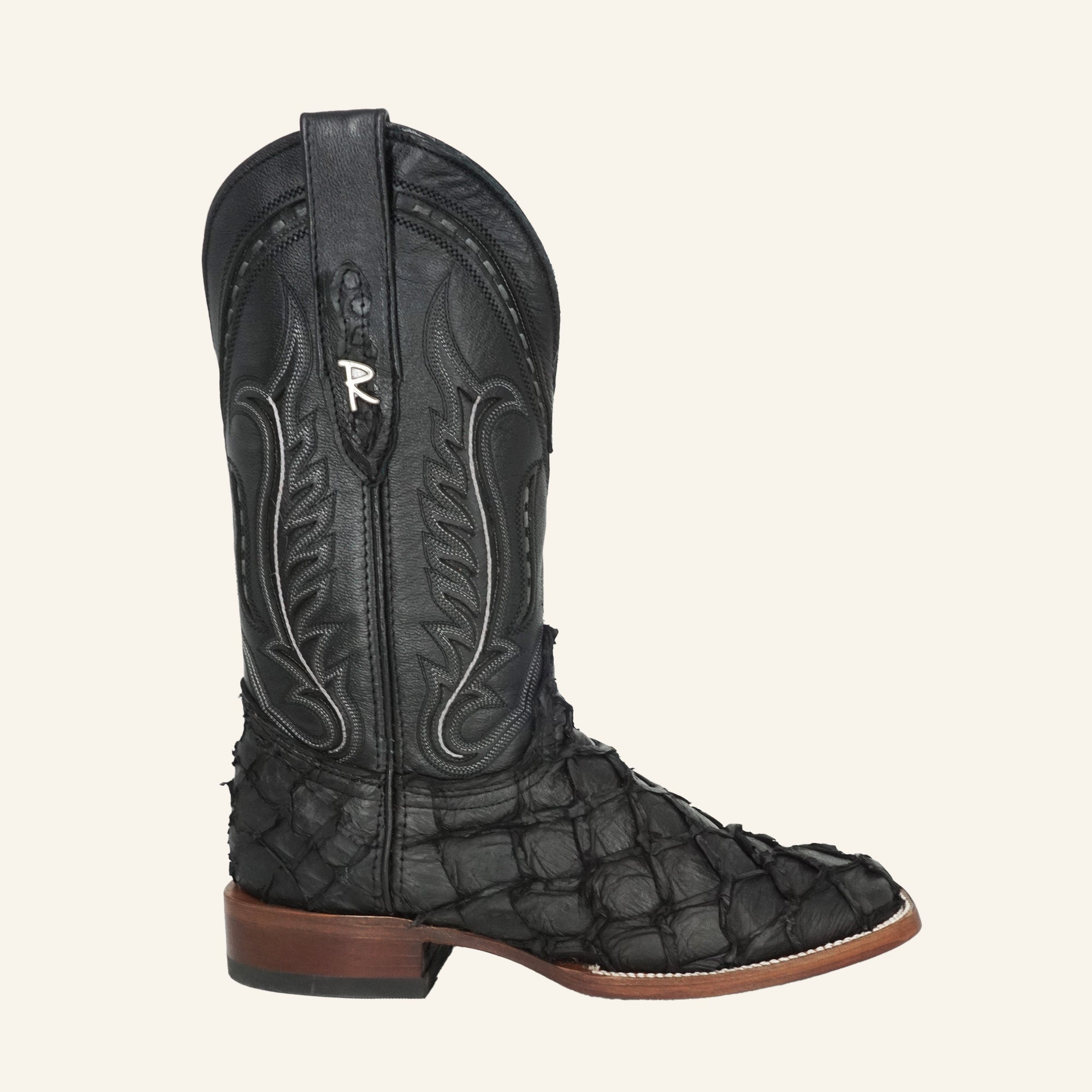 Ranchers Men's Fish Boot - Matte Black