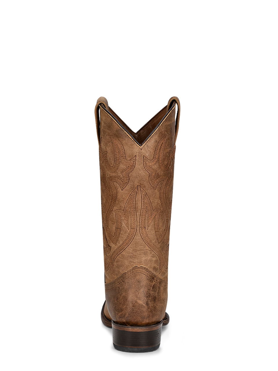 Circle G Men's Embroidery Round Toe L5888 - Tan