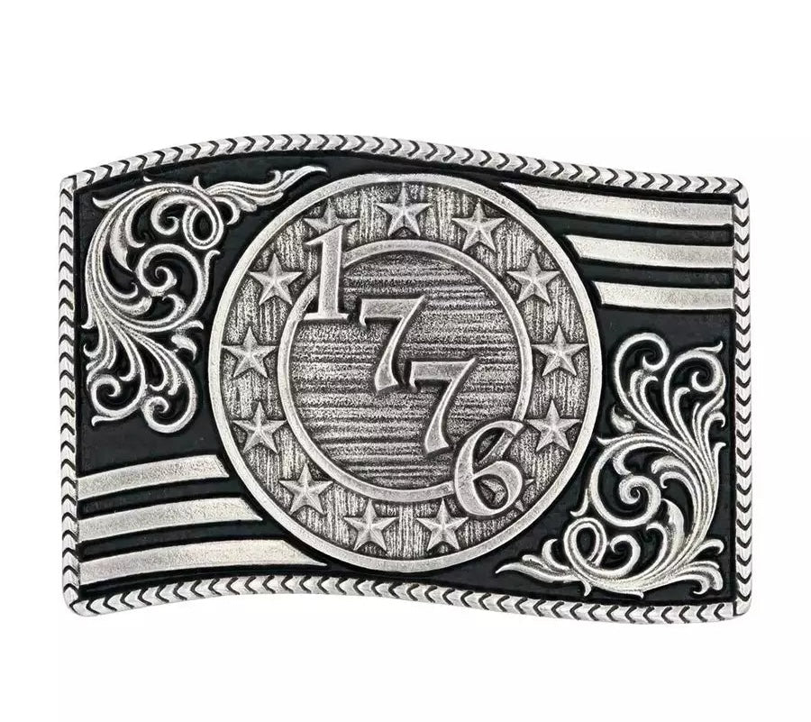 Montana 1776 Antiqued Attitude Buckle A945